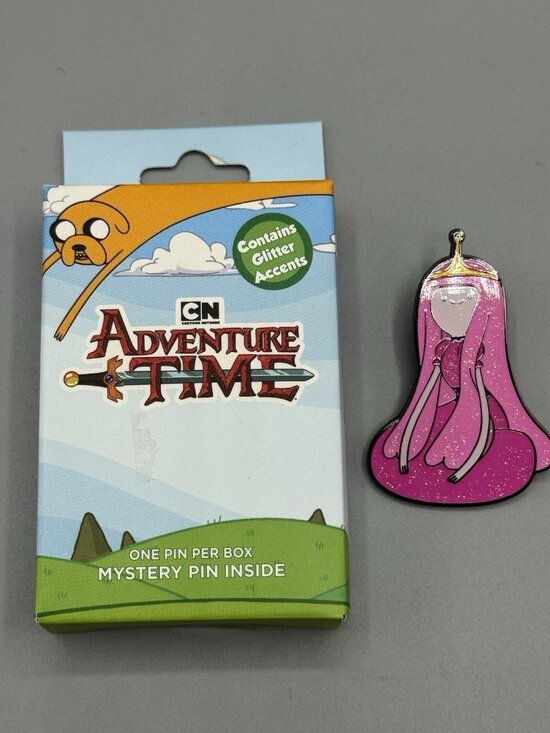 Buckle-Down Jewelry - Buckle-Down Adventure Time Glitter Blind Pin -PRINCESS BUBBLEGUM New Open Box